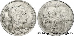 Essai de 10 centimes Daniel-Dupuis en aluminium 1908 GEM.34 10
