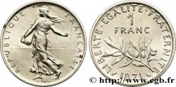 Piéfort argent de 1 franc Semeuse 1971 Paris F.226/14P