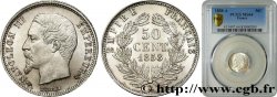 50 centimes Napoléon III, tête nue 1858 Paris F.187/9