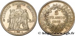 5 francs Hercule, IIe République 1849 Paris F.326/5 SUP60