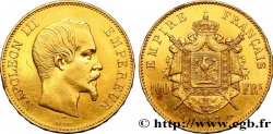 100 francs or Napoléon III, tête nue 1857 Paris F.550/4 TTB45