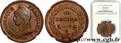 Un décime Dupré, grand module 1799 Paris F.129/24 SPL63 NGC