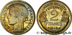 Essai de 2 francs Morlon, cupro-nickel, 9,5 g 1948 Paris GEM.118 2 FDC65