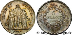 5 francs Union et Force avec glands 1803 Paris F.288/190