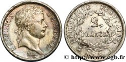 2 francs Napoléon Ier tête laurée, République française 1808 Bayonne F.254/8 AU54