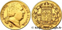20 francs or Louis XVIII, tête nue 1817 Paris F.519/5