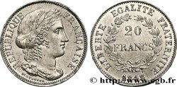 Concours de 20 francs, essai de Dieudonné 1848 Paris VG.3023 var