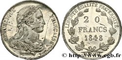 Concours de 20 francs, essai de Montagny, buste habillé 1848 Paris VG.3033 var