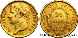 20 francs Napoléon tête laurée, République française 1808 Toulouse F.515/5