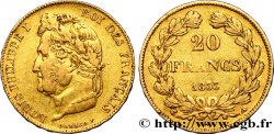 20 francs or Louis-Philippe, Domard 1833 Paris F.527/4 XF40