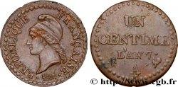 Un centime Dupré, Grand 7 1799 Paris F.100/16 SUP58