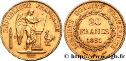 20 francs or Génie, IIIe République 1891 Paris F.533/15