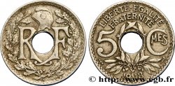 5 centimes Lindauer, grand module 1918 Paris F.121/2