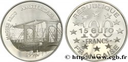 Belle Épreuve 15 euro / 100 francs - Magere Brug (Amsterdam, Pays-Bas) 1996 Paris F./