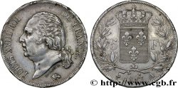 5 francs Louis XVIII, tête nue 1817  Paris F.309/14