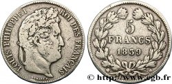 5 francs IIe type Domard 1839 Strasbourg F.324/77
