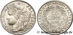 50 centimes Cérès, IIIe République 1871 Bordeaux F.189/2