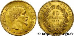 10 francs or Napoléon III, tête nue, grand module 1855 Paris F.506/1 SUP55