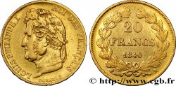 20 francs or Louis-Philippe, Domard 1840 Paris F.527/22
