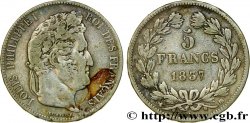 5 francs IIe type Domard 1837 Strasbourg F.324/63