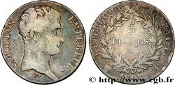 5 francs Napoléon Empereur, Calendrier grégorien 1807 Turin F.304/22