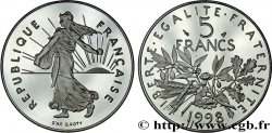 5 francs Semeuse, nickel, BE (Belle Épreuve) 1998 Pessac F.341/34 var.