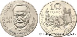 Piéfort argent de 10 francs Victor Hugo 1985 Pessac F.370/2P