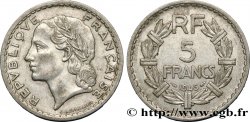 5 francs Lavrillier, aluminium 1946  F.339/6