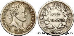 Demi-franc Napoléon Ier tête laurée, Empire français 1812 Lyon F.178/37