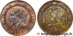 Deux centimes Napoléon III, tête nue 1854 Lyon F.107/15