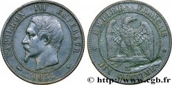 Dix centimes Napoléon III, tête nue 1854 Marseille F.133/17