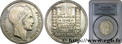 Essai-piéfort de 20 francs Turin nickel 1945  GEM.206 EP