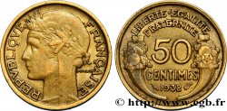 50 centimes Morlon, sans raisin ni fruit, 9 et 2 fermés 1932  F.192/9