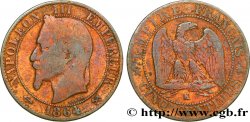 Cinq centimes Napoléon III, tête laurée 1864 Bordeaux F.117/15