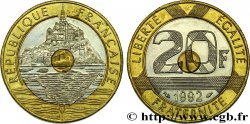 20 francs Mont Saint-Michel 1992 Pessac F.403/2 SUP58