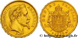 20 francs or Napoléon III, tête laurée 1862 Strasbourg F.532/5