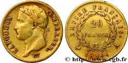 20 francs or Napoléon tête laurée, Empire français 1810 Paris F.516/8