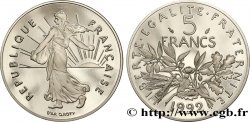 5 francs Semeuse, nickel, BE (Belle Épreuve) 1992 Pessac F.341/25 var.