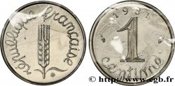 Piéfort acier de 1 centime Épi 1981 Pessac F.106/38P