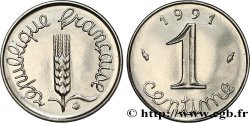 1 centime Épi, BU (Brillant Universel), frappe médaille 1991 Pessac F.106/49