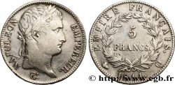 5 francs Napoléon Empereur, Empire français 1814 Perpignan F.307/84