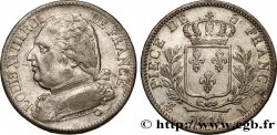 5 francs Louis XVIII, buste habillé 1814 Toulouse F.308/9