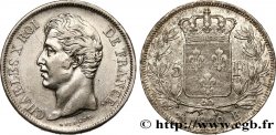 5 francs Charles X, 2e type 1829 Rouen F.311/28