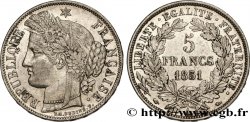 5 francs Cérès, IIe République 1851 Paris F.327/7