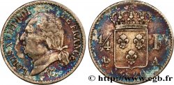 1/4 franc Louis XVIII 1820 Paris F.163/18