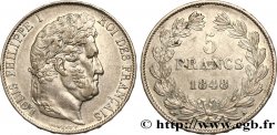 5 francs IIIe type Domard 1848 Paris F.325/17