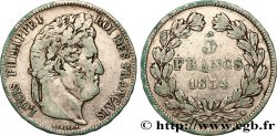 5 francs IIe type Domard 1834 Bordeaux F.324/35