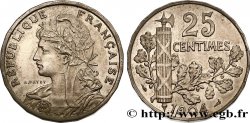 Piéfort de 25 centimes Patey, 2e type à 22 pans, sans le mot ESSAI 1904  GEM.62 P1 SPL63