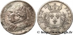 5 francs Louis XVIII, buste habillé 1814 La Rochelle F.308/5 TTB48