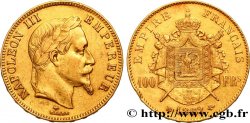 100 francs or Napoléon III, tête laurée 1862 Strasbourg F.551/2 TTB48